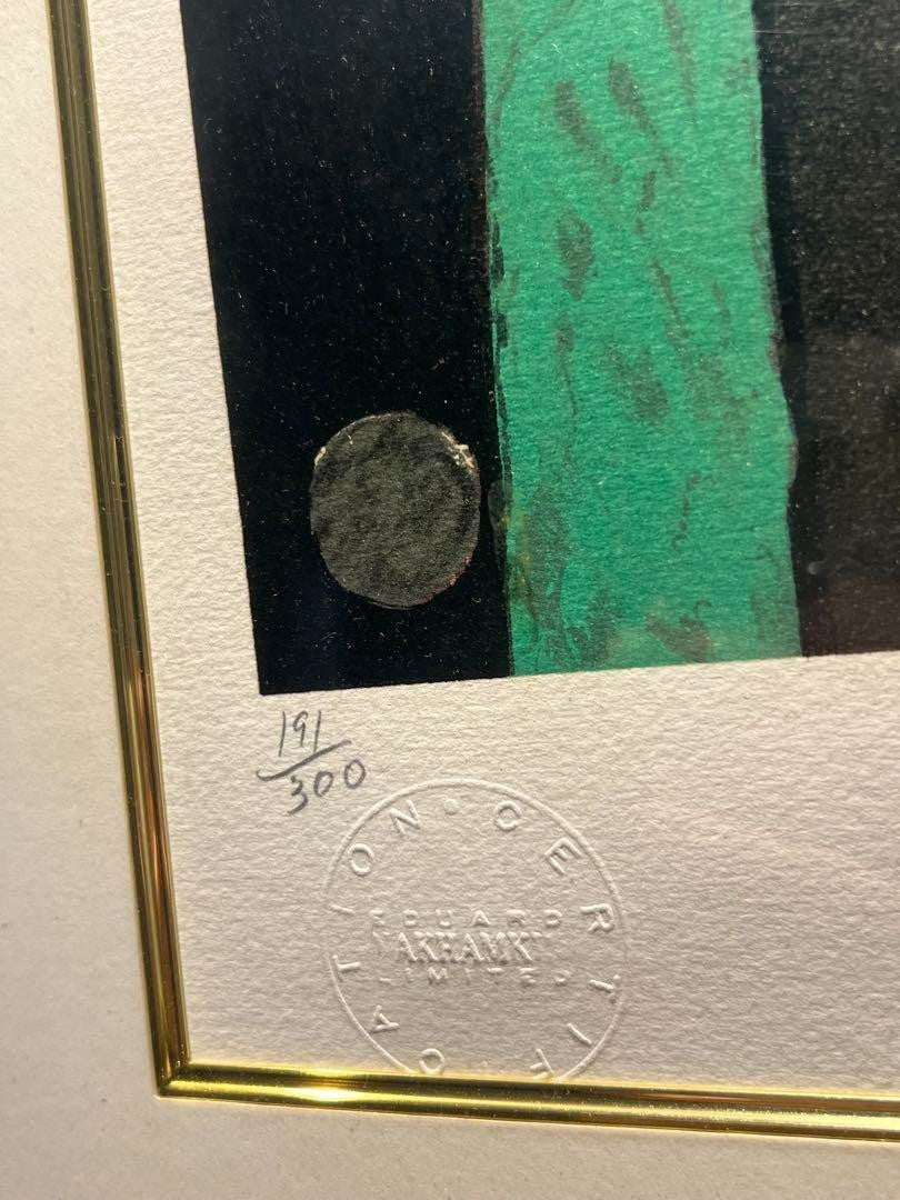 Kazimir Malevich Cow And Fiddle Limited Lithograph 191/300 Ussr Stamp Embossed