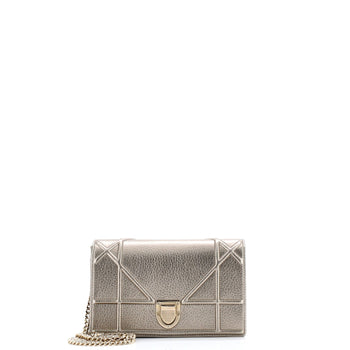 Christian Dior Diorama Flap Bag Grained Calfskin Mini