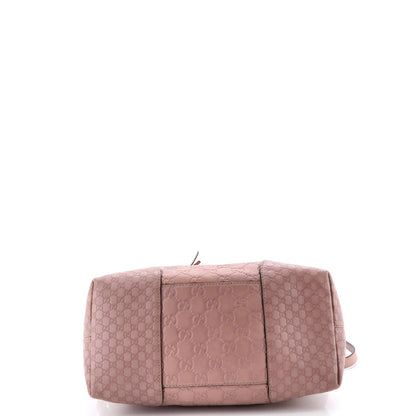 Gucci Bree Convertible Top Handle Bag Guccissima Leather Medium