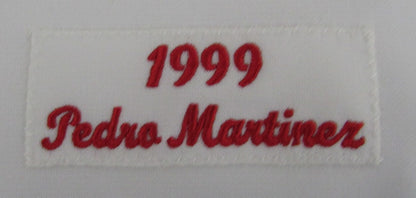 Pedro Martinez Hof Autographed/Ins Mitchell & Ness Jersey Red Sox Beckett 176376