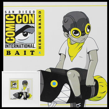 Hebru Brantley Framed Signed Print - Fly Boy 2018 San Diego Comic Con Bait