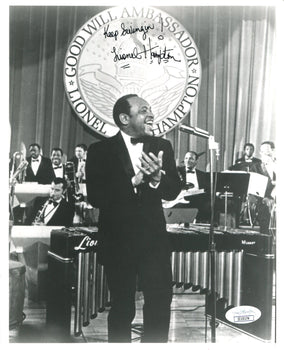 Lionel Hampton Autographed 8X10 Photo (Jsa)