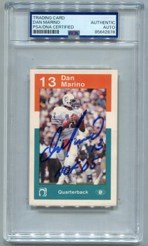 Dan Marino 1984 Police Autographed 
