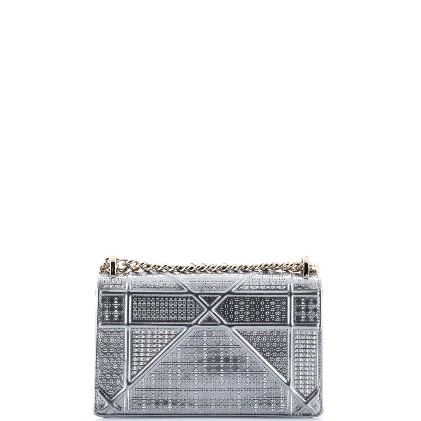 Christian Dior Diorama Flap Bag Cannage Embossed Calfskin Small