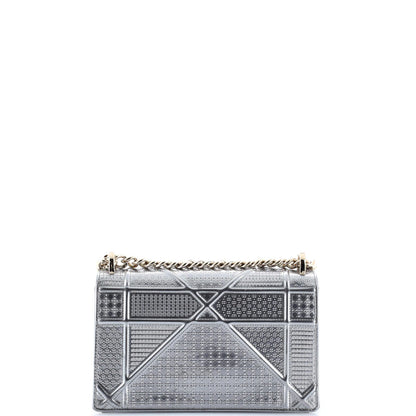 Christian Dior Diorama Flap Bag Cannage Embossed Calfskin Small