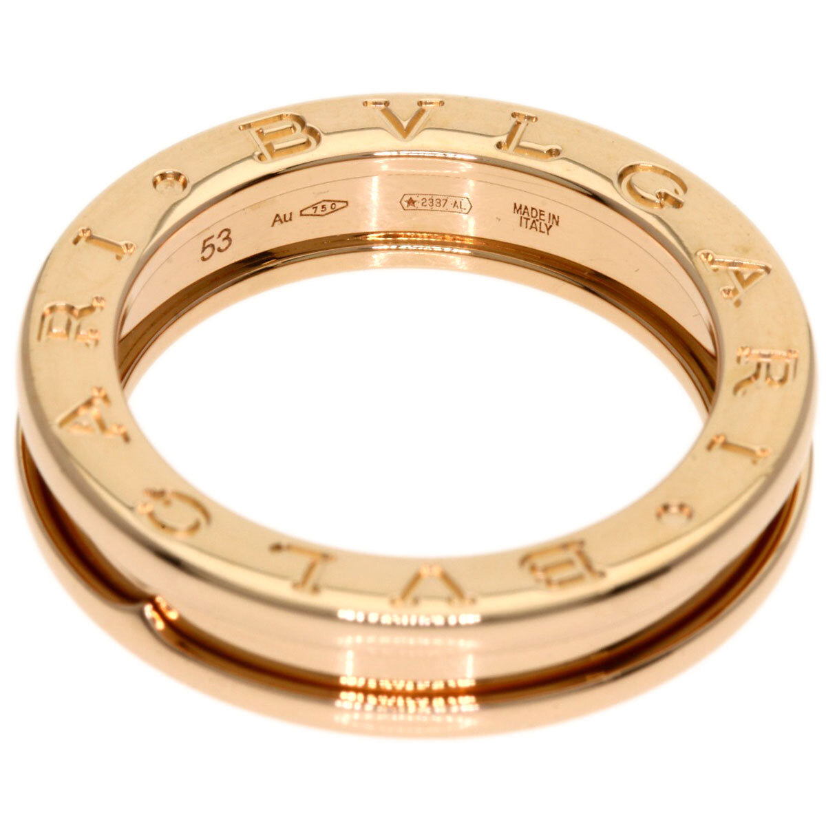 BVLGARI   Ring B.zero1 1 band #53 K18 Pink Gold