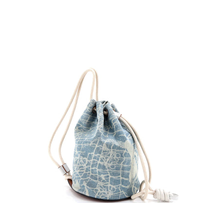Loewe Sailor Bucket Backpack Denim