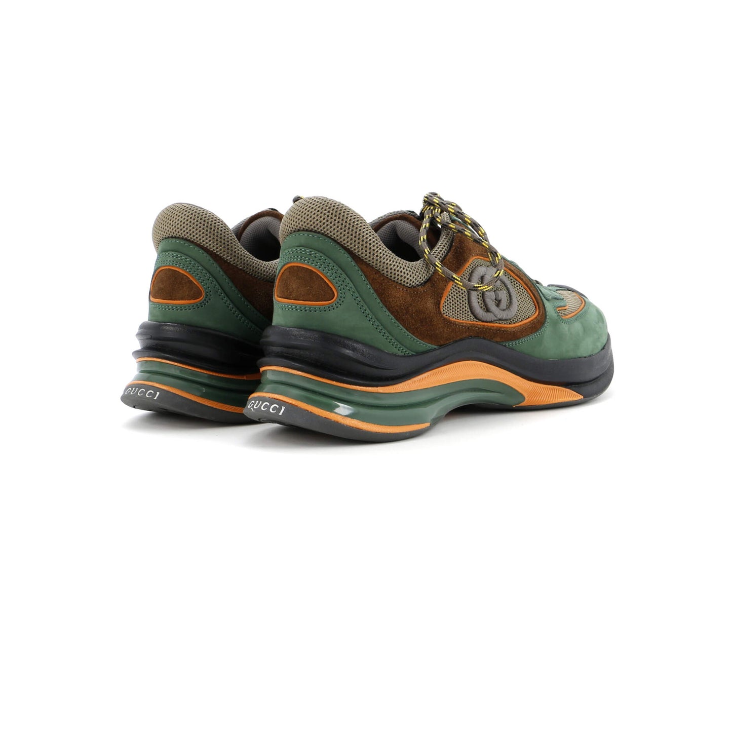 Gucci Run Sneakers Technical Fabric And Suede