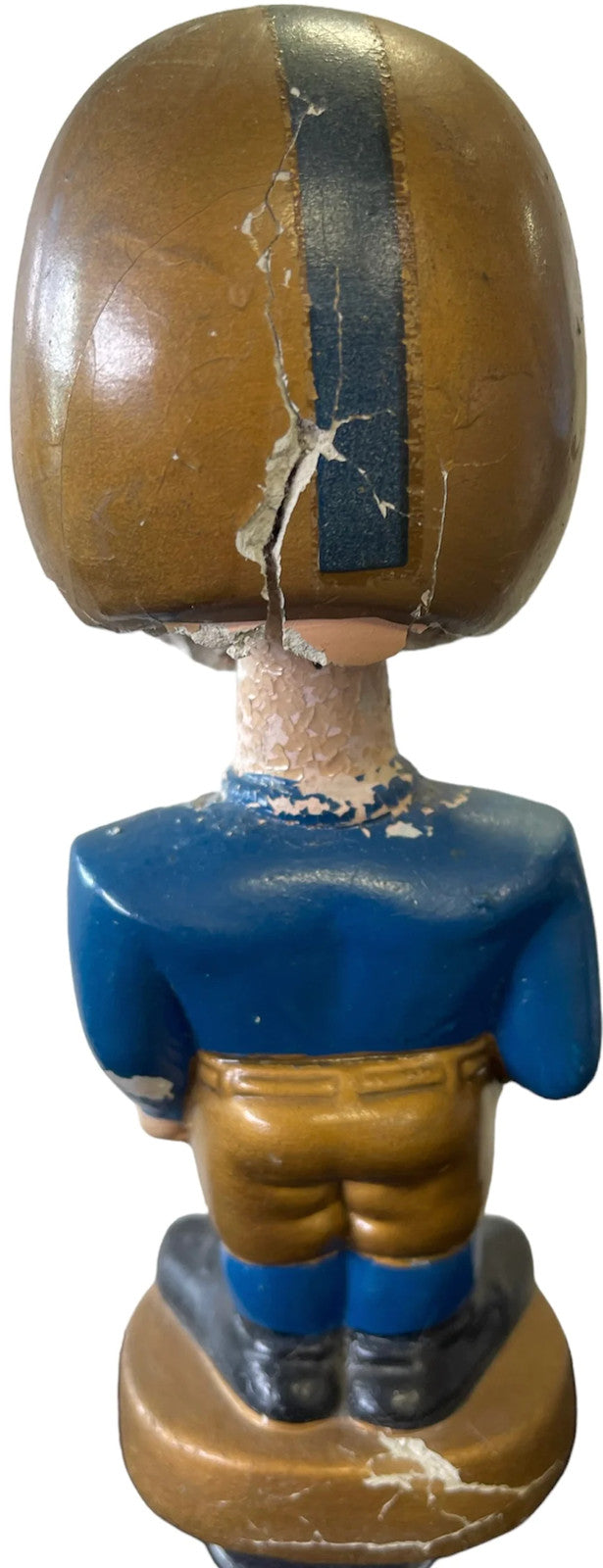 1960'S Notre Dame Mascot Vintage Bobble Head Nodder Gold Base