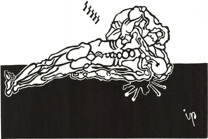 Jean-Robert Ipoustguy Tick Tock; You'Re On Fire Comrade " Lithograp