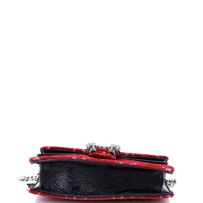 Gucci Dionysus Bag Gg Velvet Super Mini