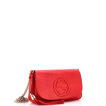 Gucci Soho Chain Crossbody Bag Leather Medium