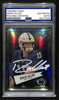 Drew Allar Penn State Signed/Auto 2022 Bowman U