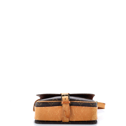 Louis Vuitton Cartouchiere Handbag Monogram Canvas Mm