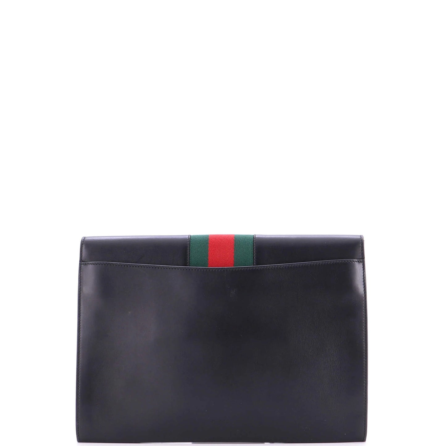 Gucci Sylvie Clutch Leather Maxi