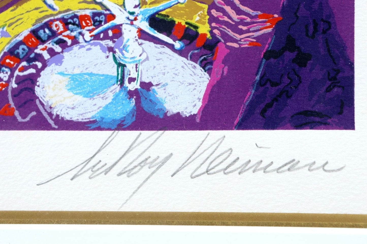 Leroy Neiman "Casino Of Monte Carlo" Lithograph 396/700 Hand Signed, Framed