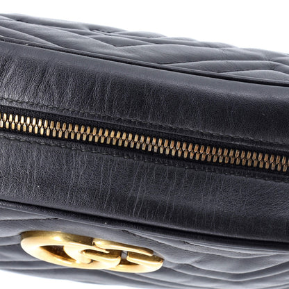 Gucci Gg Marmont Shoulder Bag Matelasse Leather Small