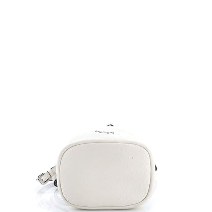 Prada Flou Bucket Bag Vitello Daino Small