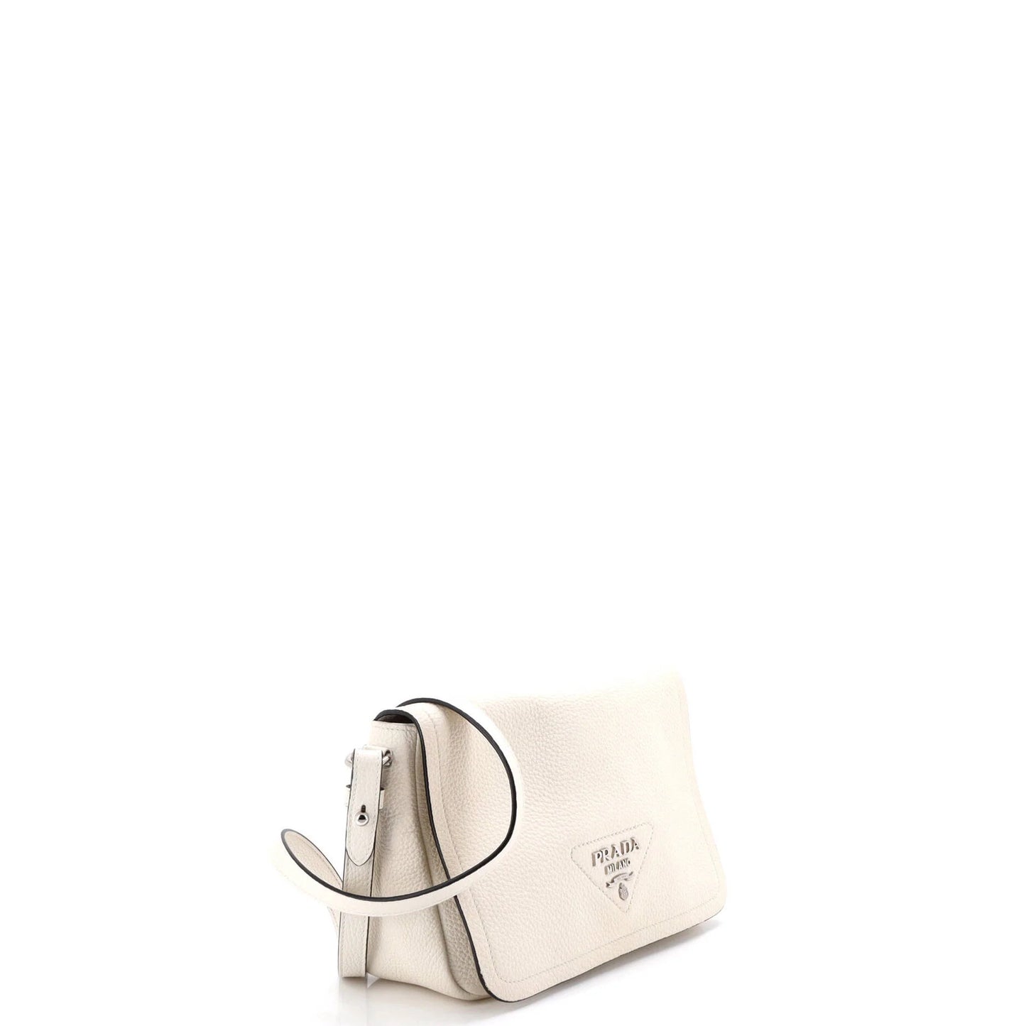 Prada Dual Strap Flap Crossbody Bag Vitello Daino Small