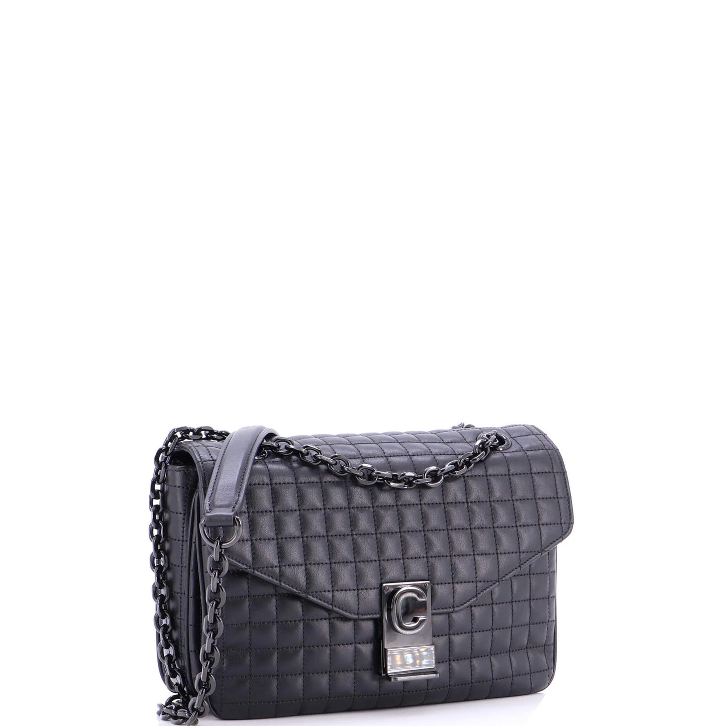Celine C Bag Quilted Leather Medium