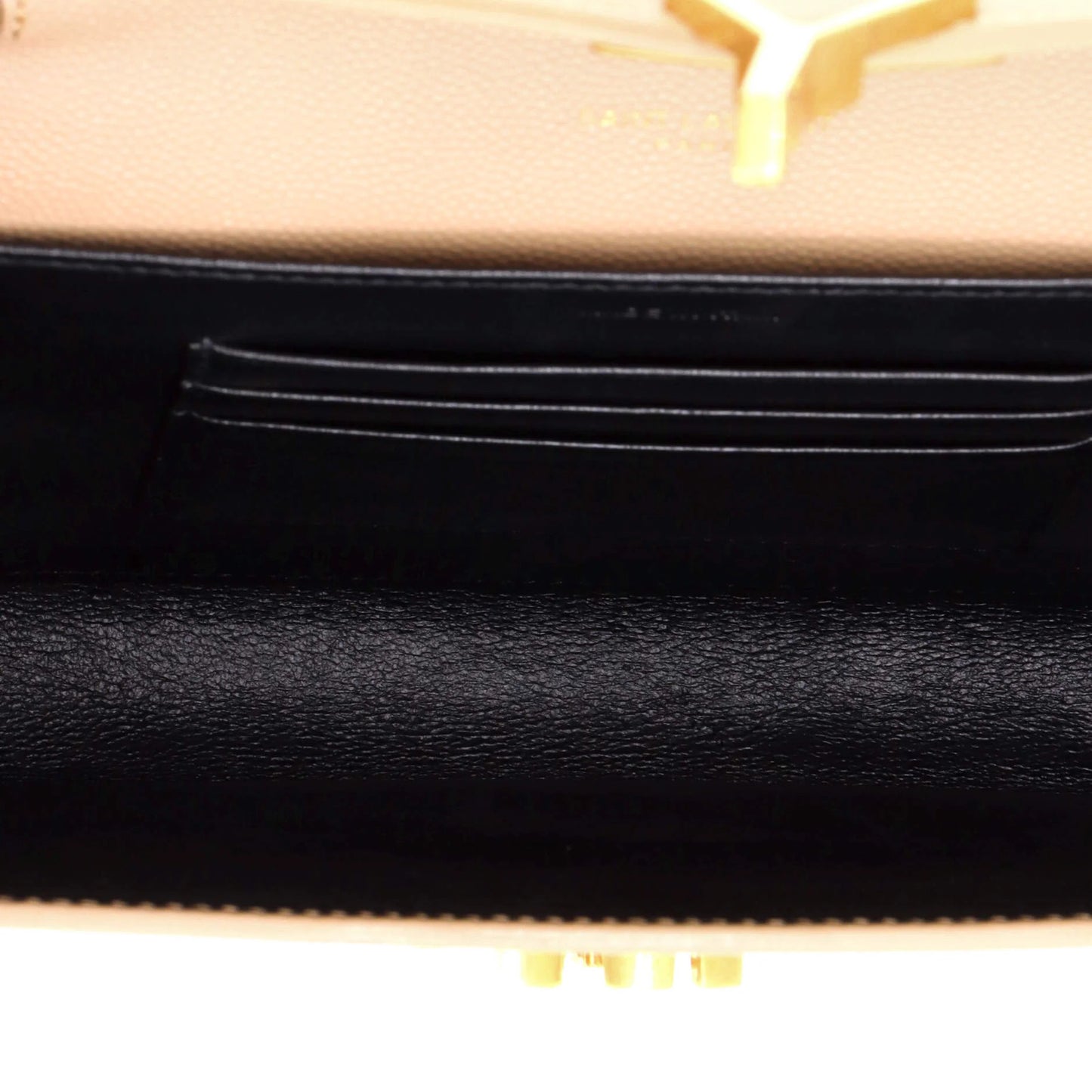 Saint Laurent Cassandra Chain Shoulder Bag Leather Small