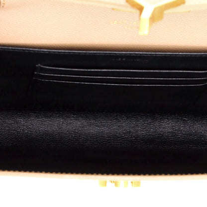 Saint Laurent Cassandra Chain Shoulder Bag Leather Small