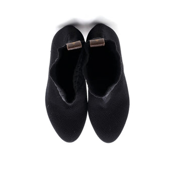 Louis Vuitton Women'S Silhouette Ankle Boots Monogram Knit Fabric