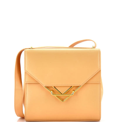 Bottega Veneta Clip Flap Bag Leather