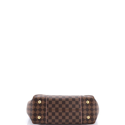 Louis Vuitton Caissa Hobo Damier With Leather