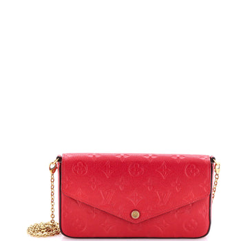 Louis Vuitton Felicie Pochette Monogram Empreinte Leather