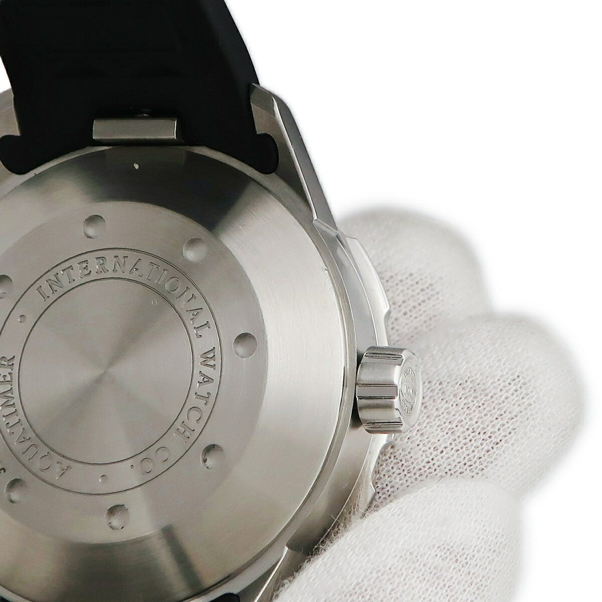 Iwc Aquatimer Automatic 2000 Iw356802 Black Case Size 45Mm Used Watch #7107