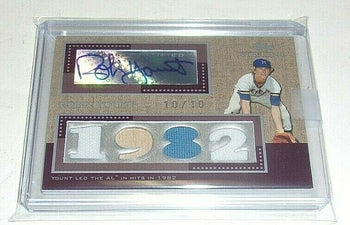 Robin Yount 2008 Topps Sterling Game  Quad