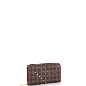 Louis Vuitton Zippy Wallet Studded Damier