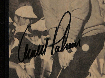 Arnold Palmer Signed 5.5X3.5 B/W Photo Psa/Dna