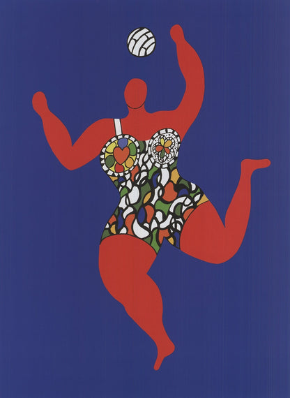 Niki De Saint Phalle Volleyball " Offset Lithograph