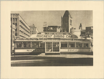 John Baeder Mickey'S Dining Car Signed 