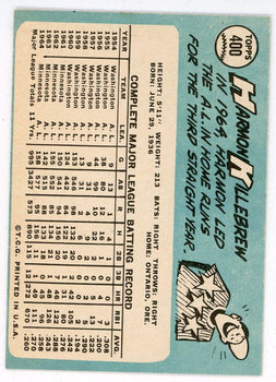 Harmon Killebrew 1965 Topps #400