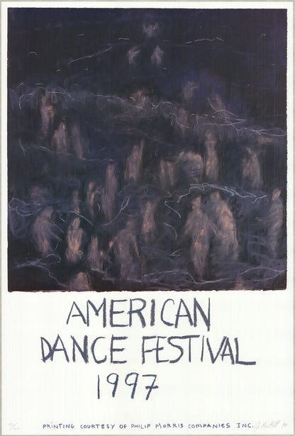 Jennifer Bartlett American Dance Festival Signed " Offset Lithograp