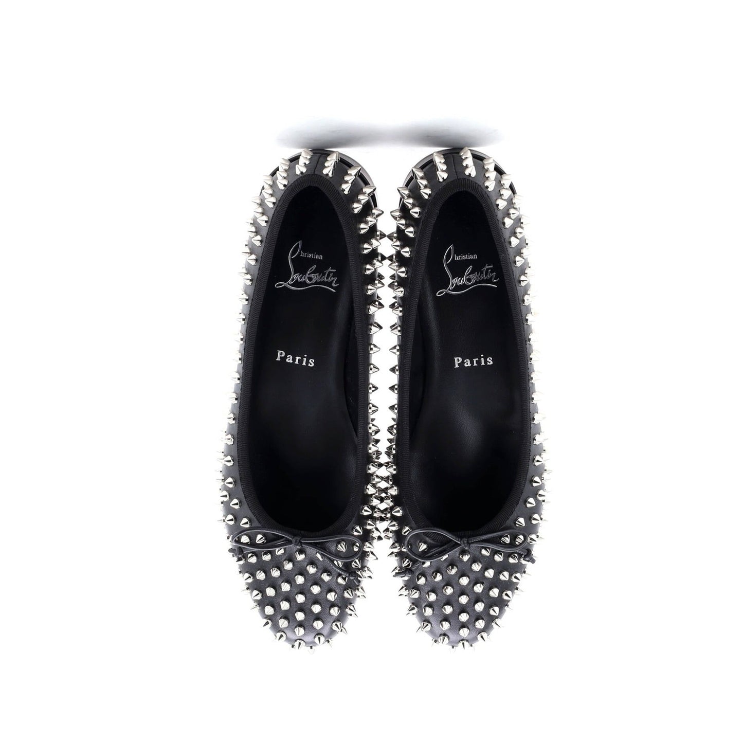 Christian Louboutin Women'S Sweetie Jane Spikes Flats Leather