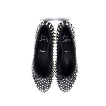 Christian Louboutin Women'S Sweetie Jane Spikes Flats Leather