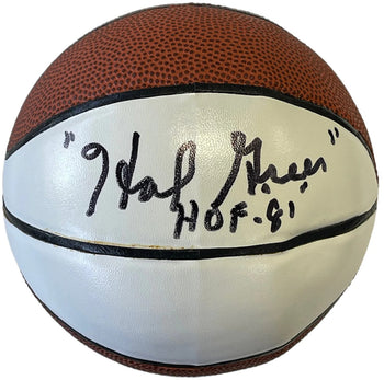 Hal Greer Hof 81 Signed Mini Basketball