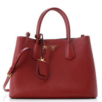 Prada Cuir Double Tote Saffiano Leather Medium