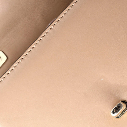 Valentino Garavani Panther Chain Flap Shoulder Bag Leather Small