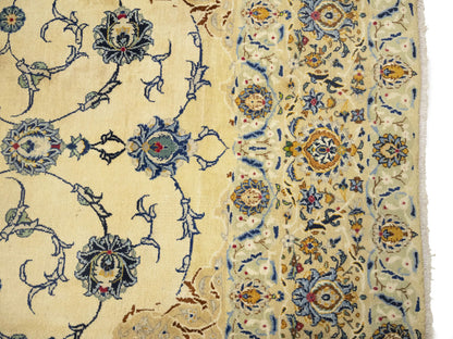 Semi-Antique Vintage Signed Handmade Wool Rug