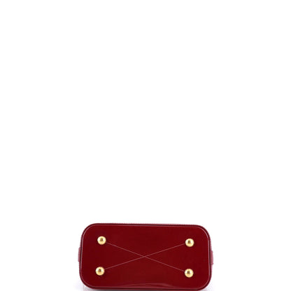 Louis Vuitton Alma Handbag Vernis With Monogram Canvas Bb