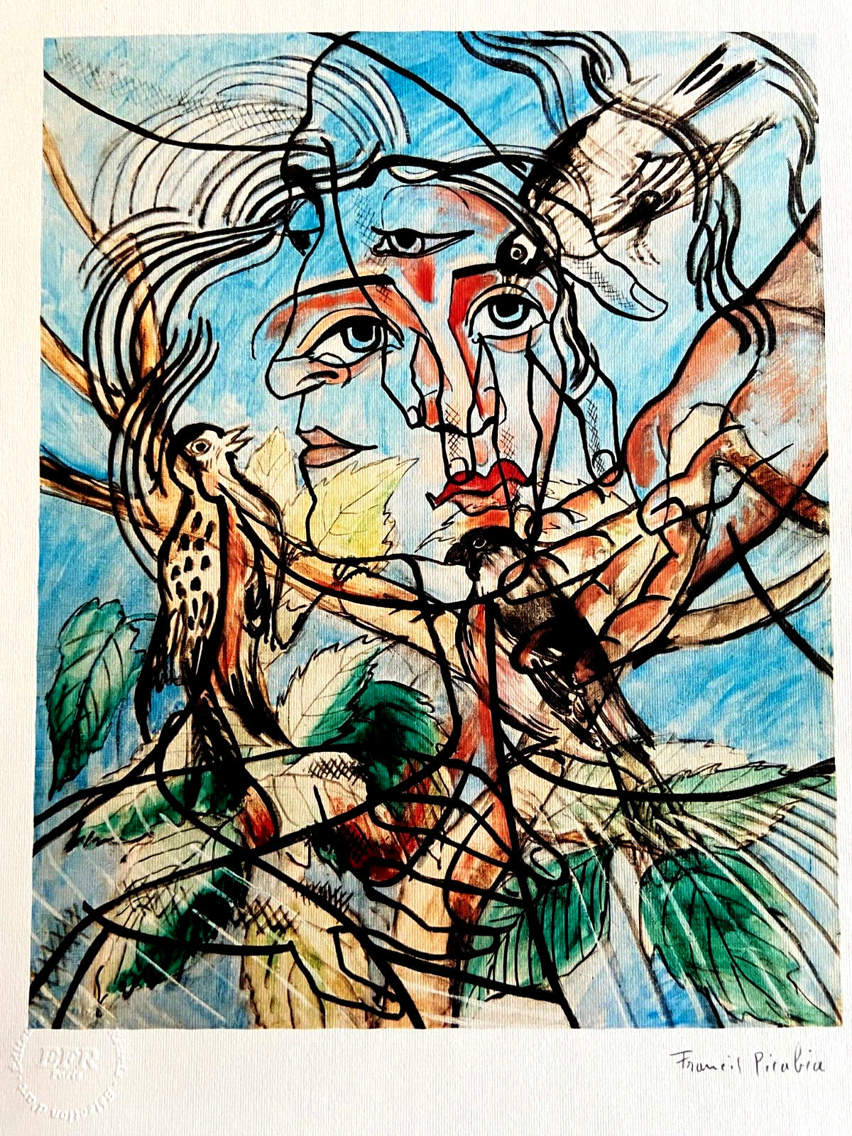 Francis Picabia Lithograph Coa Numbered Stamped
