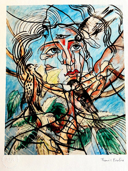 Francis Picabia Lithograph Coa Numbered Stamped