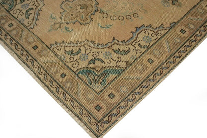 Antique Vintage Oriental Rug Peach Muted