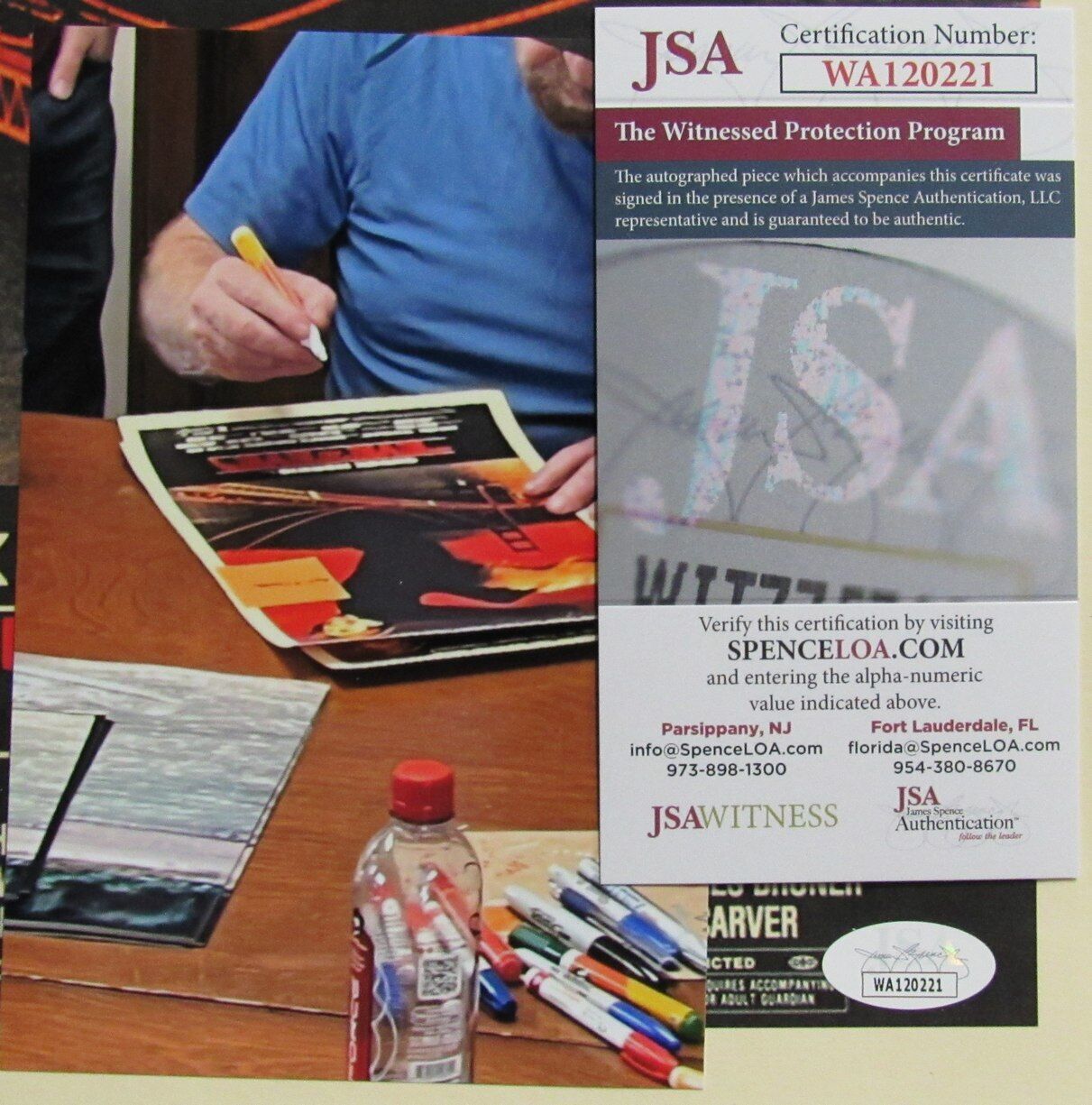 Chuck Norris Autographed Movie Poster 11X17 "An