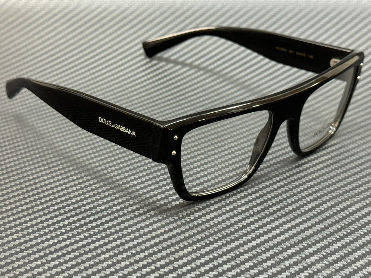 DOLCE & GABBANA DG3384 501 Black Men's 54 mm Eyeglasses